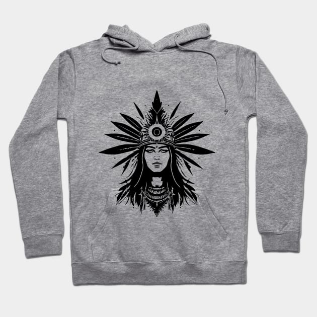 Wild Soul, Free Spirit Hoodie by OssiesArt